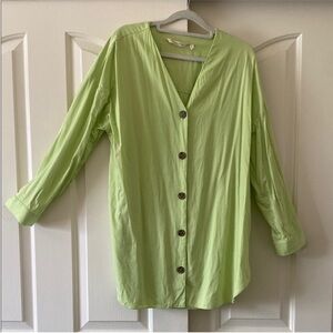 Soft Surroundings Light Green Fabric. Size L